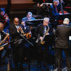 Soloists Tim Warfield, Terell Stafford, Dick Oatts and Bruce Barth perform with the Temple University Studio Orchestra, conducted by Jose Luis Dominguez