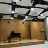 piano on the stage in Klein Recital Hall