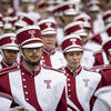 Diamond Marching Band standing at attention