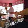 Jazz ensemble performing on campus