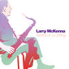 album artwork featuring multicolored lines creating the figure of a man sitting in chair holding a baritone saxophone